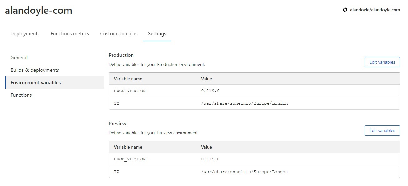 Cloudflare Pages Environment Variables